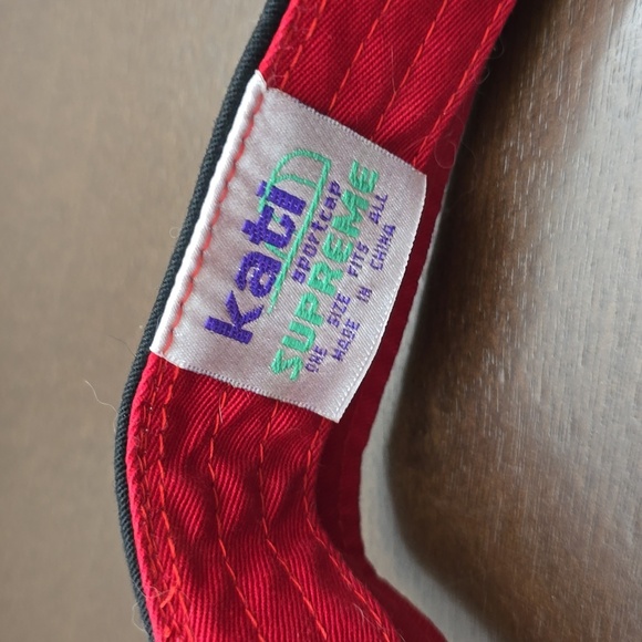 SUPREME Visor Cap Red and Black Battleground Racing Speedway - Picture 3 of 4